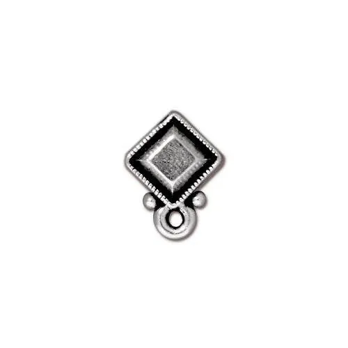 Tierracast, Faceted Diamond Earring Studs, Titanium Posts, Hypoallergenic - Image 4