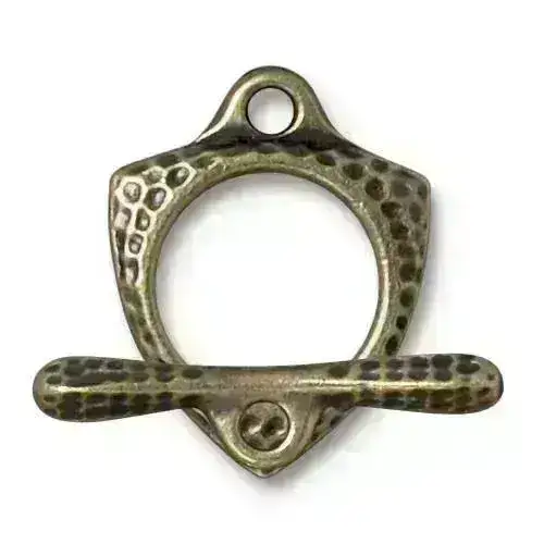 Tierracast, Forged Toggle Clasp, 18mm, 4 Finishes - Image 4