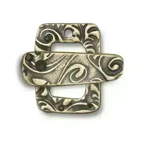 Tierracast, Jardin Toggle Clasp, 22x15mm - Image 2
