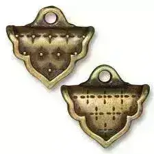 Tierracast Marrakesh Crimp Ends, 4 Finishes, 1 Pc.