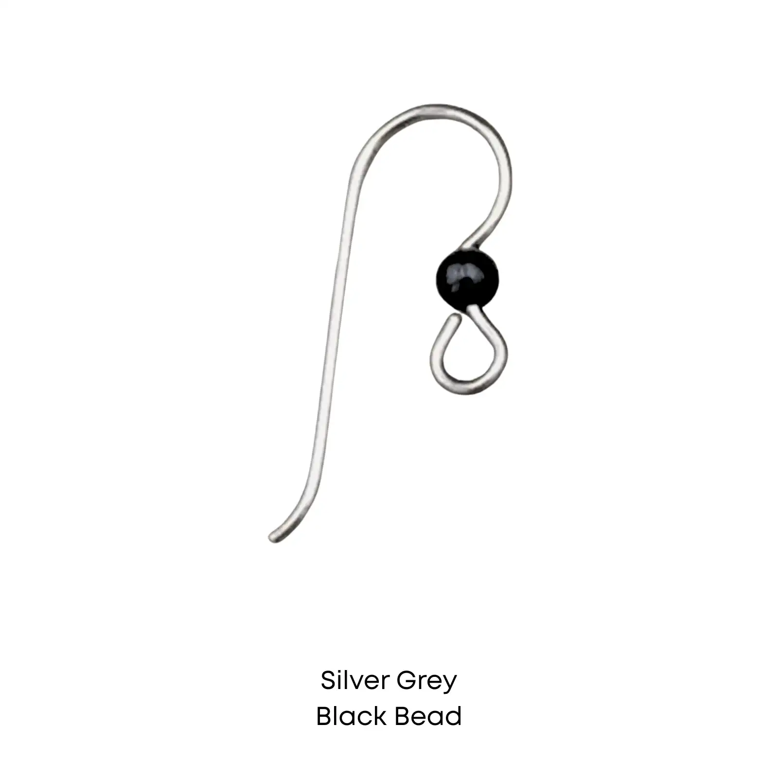 Tierracast Niobium, 3mm Bead French Hook Earring Wires, 2 Pairs - Image 5