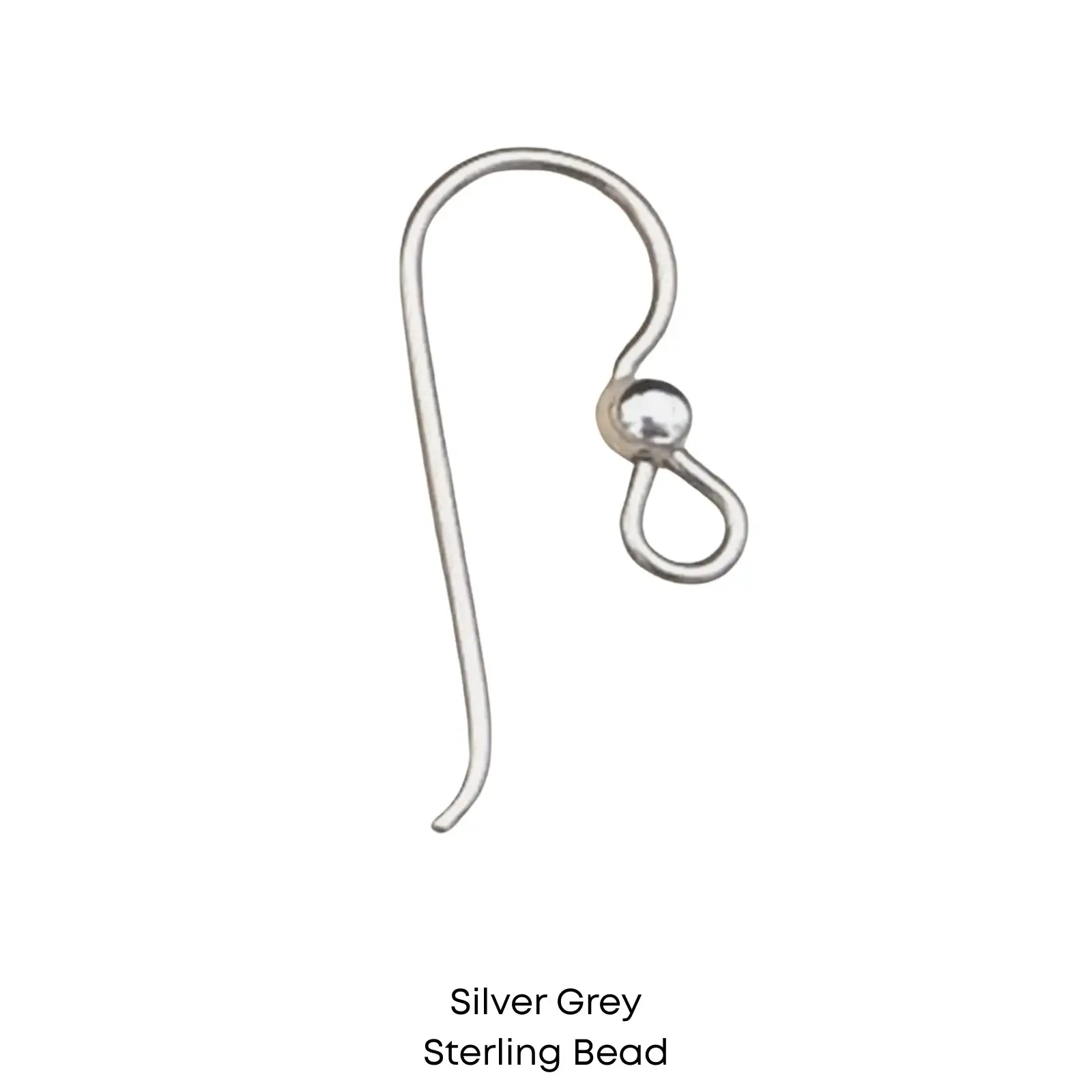 Tierracast Niobium, 3mm Bead French Hook Earring Wires, 2 Pairs - Image 7