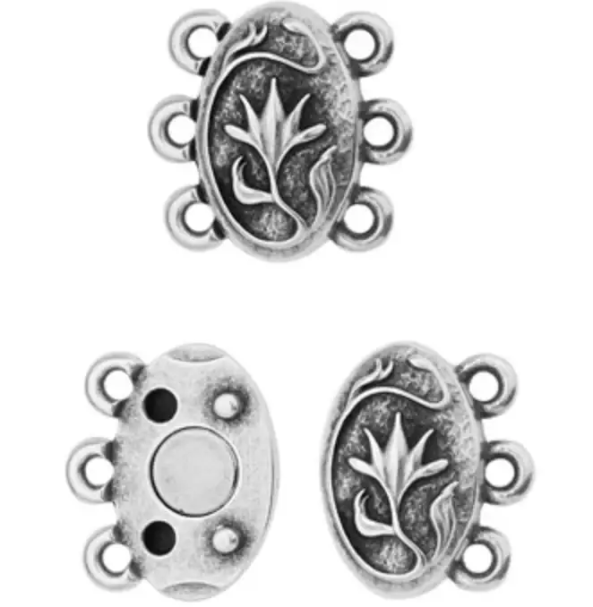 Tierracast Posy, 3-Strand Magnetic Clasp - Image 3