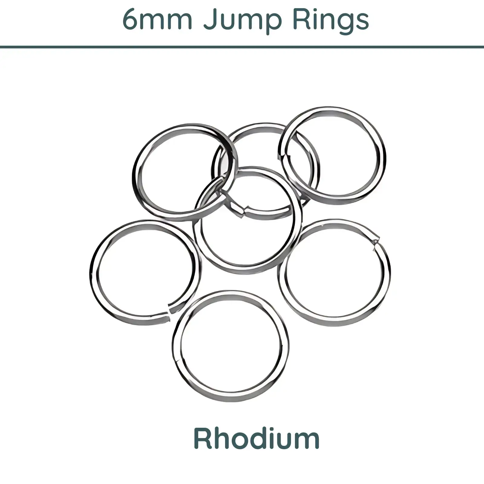 Superior 6mm Round Jump Rings, 18 gauge - Image 9