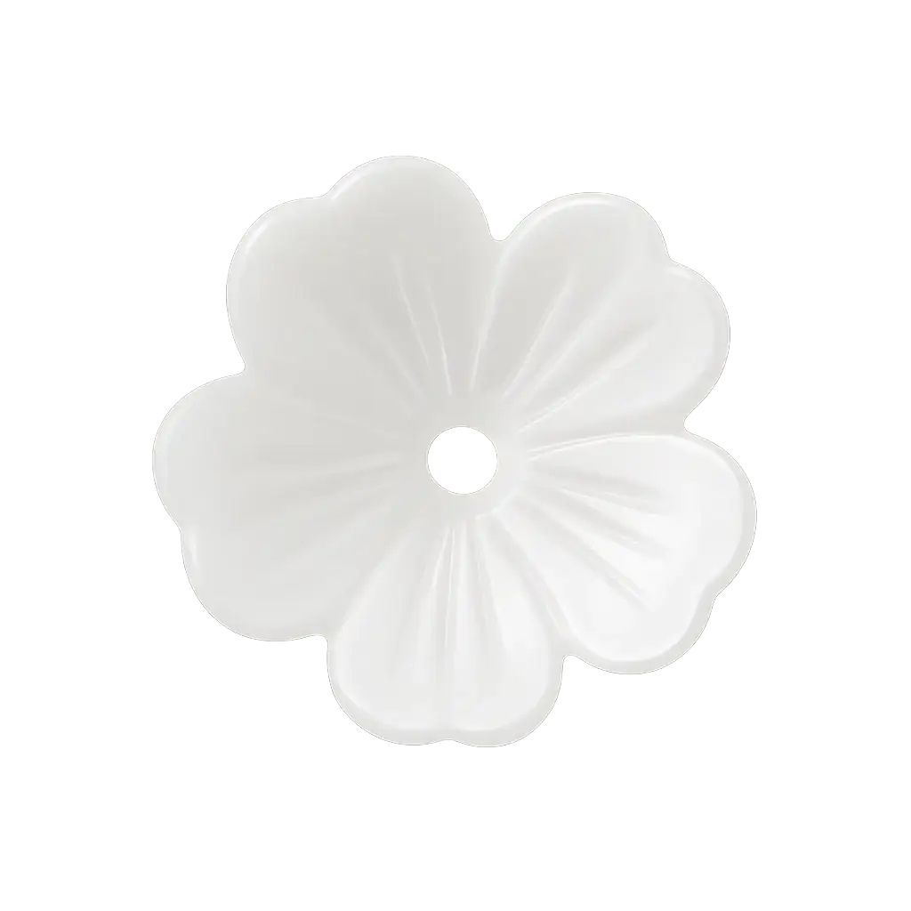 Blossom Lucite Flower Beads or Bead Caps, 10mm - Image 11