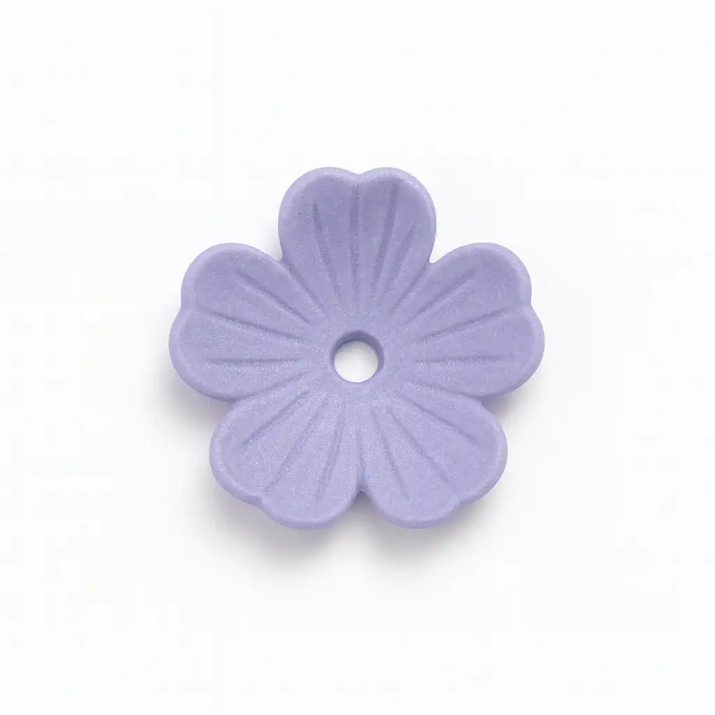 Blossom Lucite Flower Beads or Bead Caps, 10mm - Image 9