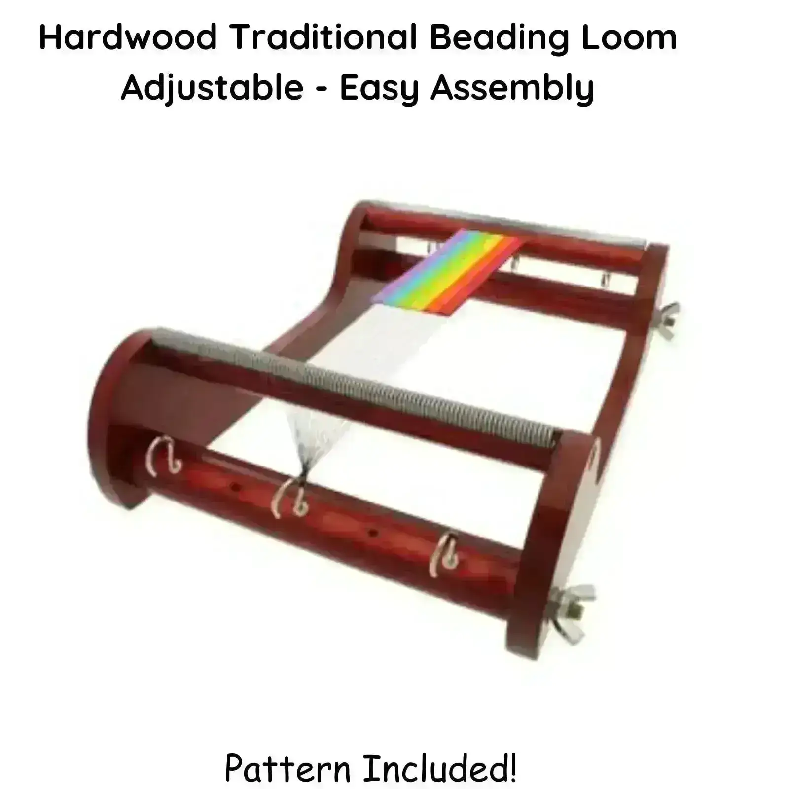 Traditional Beading Loom, Hardwood Construction, Japanese Inspired, 2 Sizes - Image 4