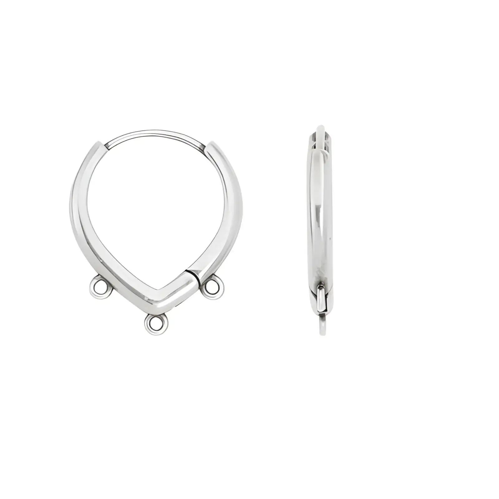 Triple Drop Leverback Earrings, 1 Pair - Image 3