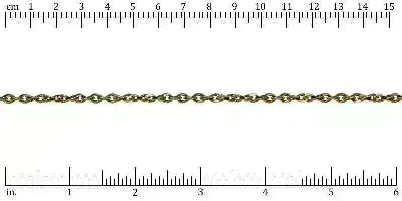 Twisted Curb Euro Chain, Antique Brass, Antique Copper, Antique Silver, Gold - Image 2