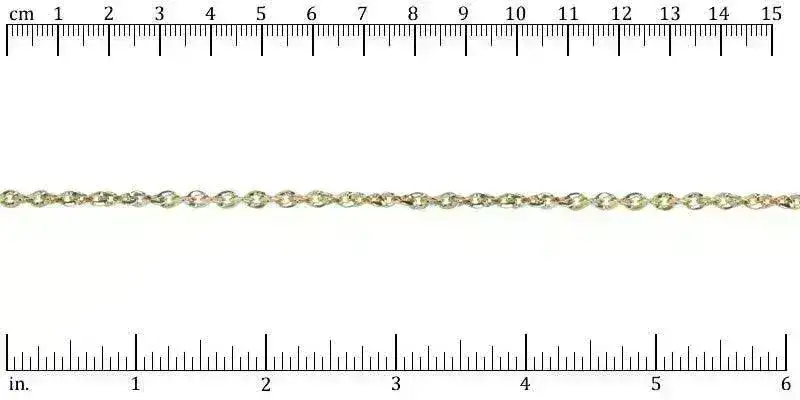 Twisted Curb Euro Chain, Antique Brass, Antique Copper, Antique Silver, Gold - Image 5