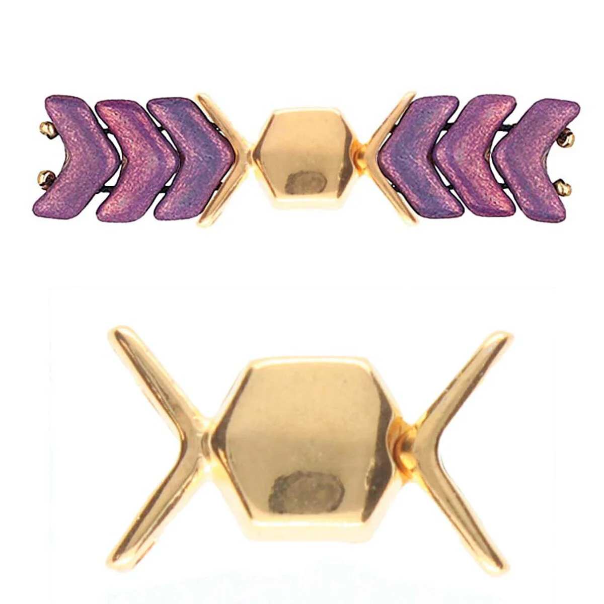 Cymbal Vorino, Chevron Magnetic Clasp, 1 pc - Image 3