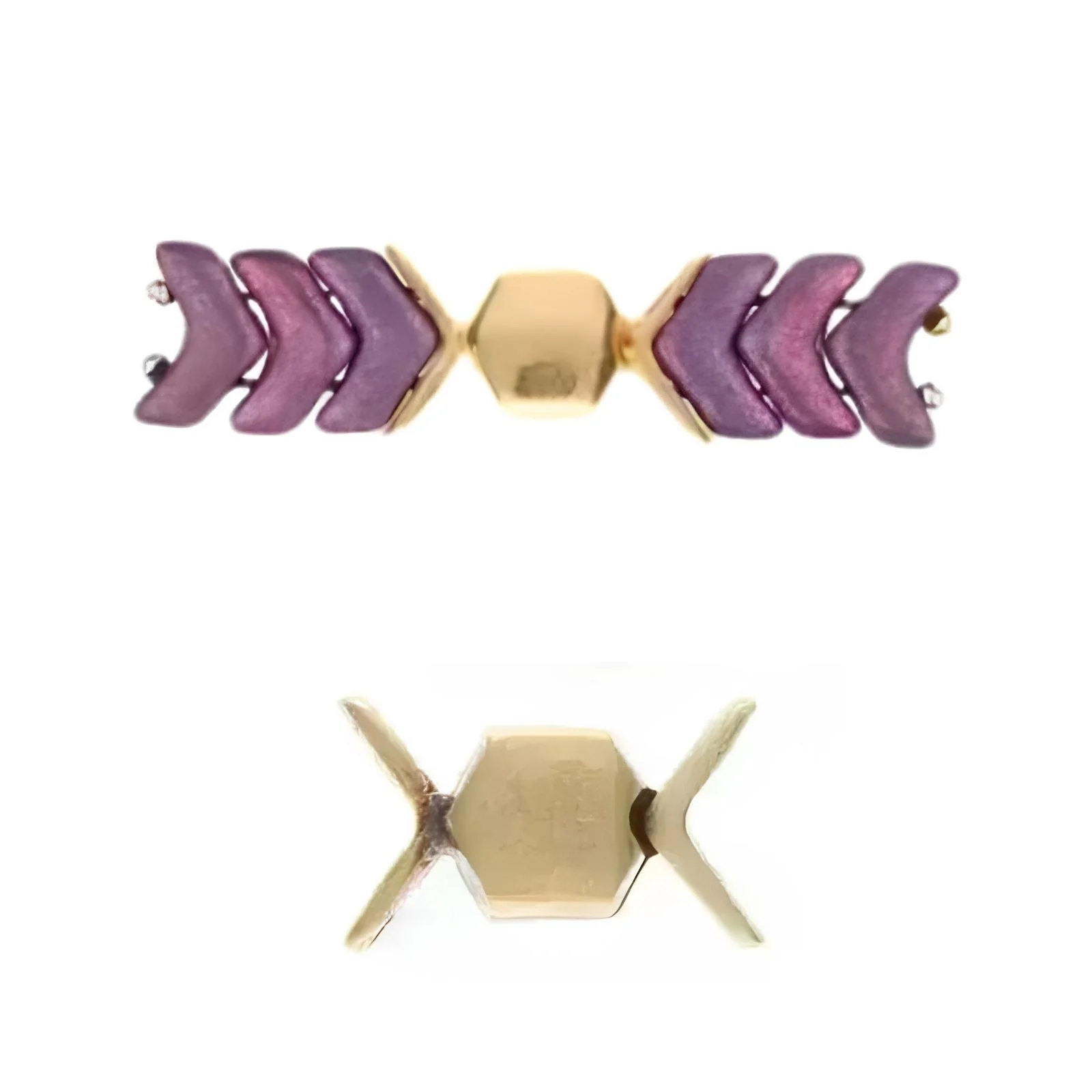 Cymbal Vorino, Chevron Magnetic Clasp, 1 pc - Image 4