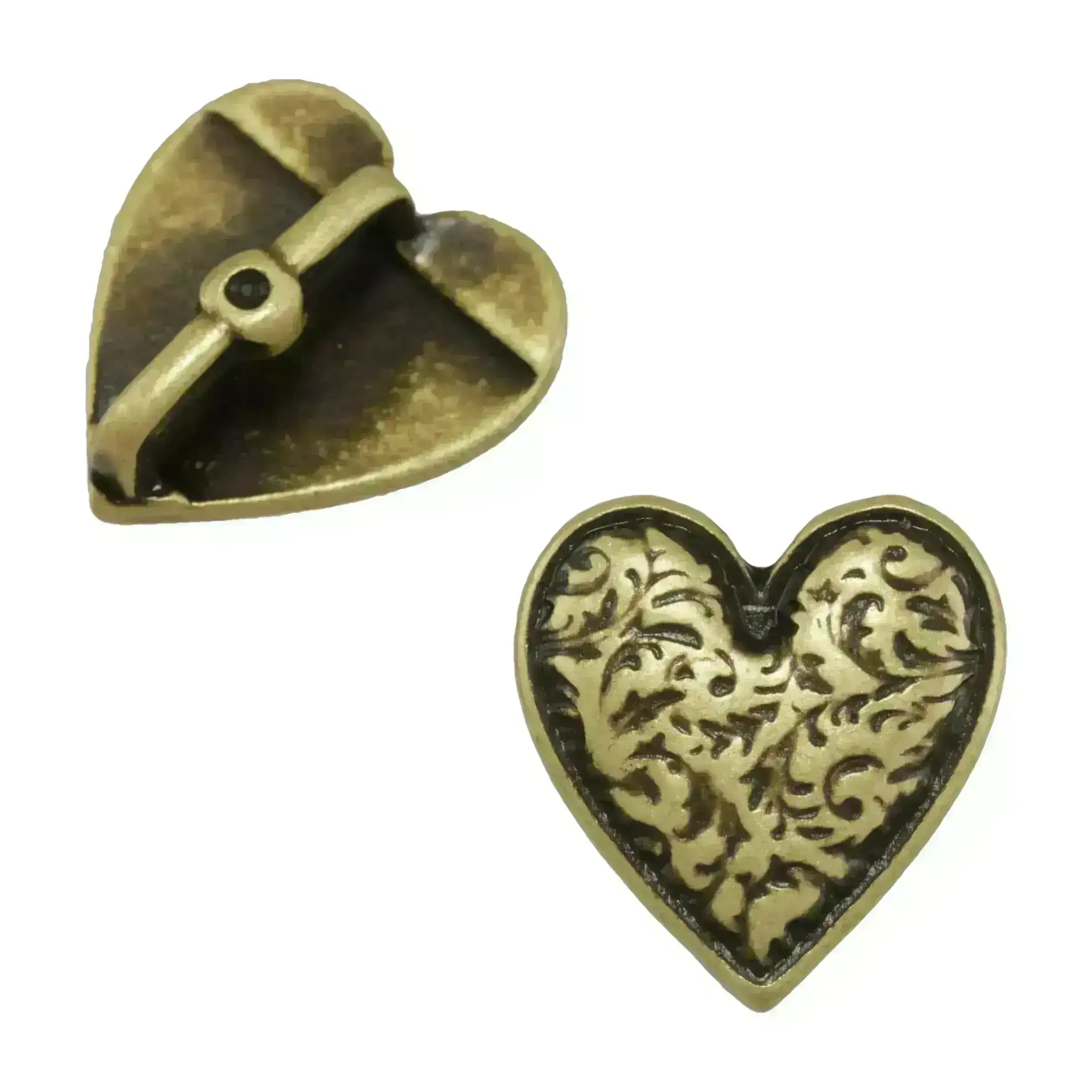 Western Heart, 10mm Flat Leather Crimp Slider, Secure Hold - Image 4