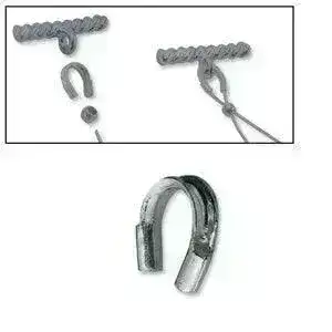 Wire Guardians or Protectors, 20 or 72 Pcs. 4x4mm. 3 Sizes. 7 Finishes - Image 2