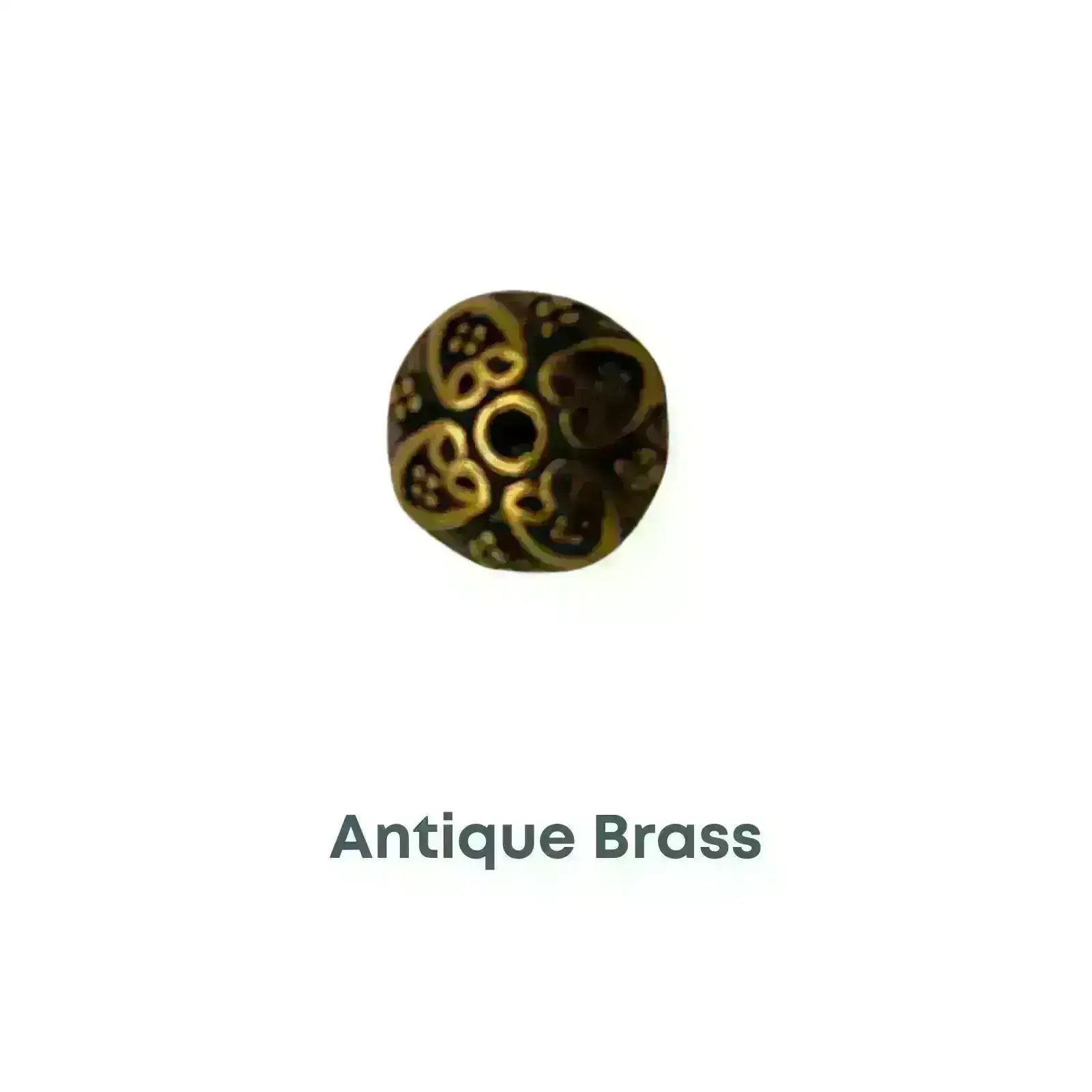 Ogee Bead Cap, 10mm, 2 Colors - Image 3